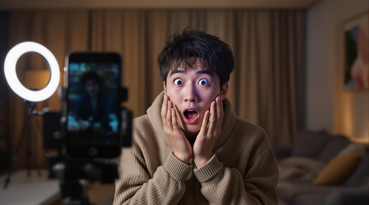 抖音瓜 - 热搜第一！某男团成员在直播中意外曝光恋情